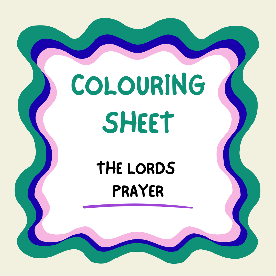 The Lord's Prayer Colouring Sheet